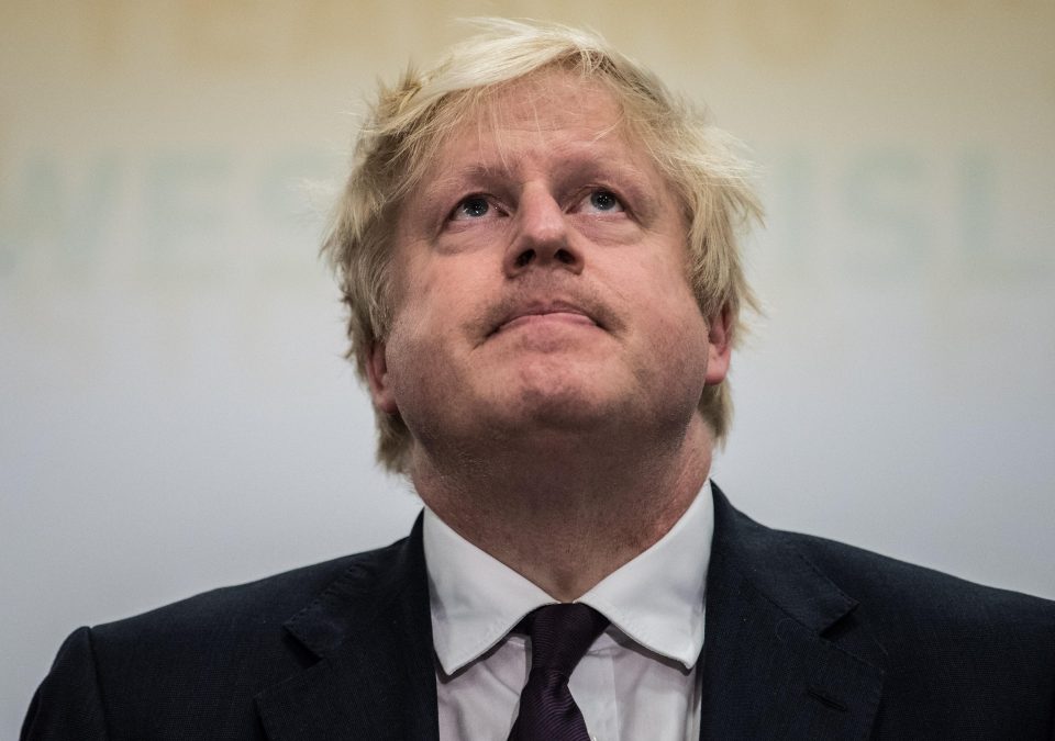  A dejected Boris Johnson after a bad night for his Tory party