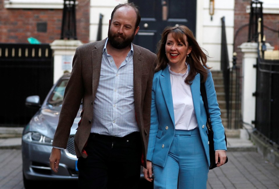 Her two key advisers Nick Timothy and Fiona Hill walk out of CCHQ