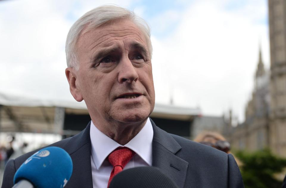  John McDonnell alleges politicians 'murdered' victims