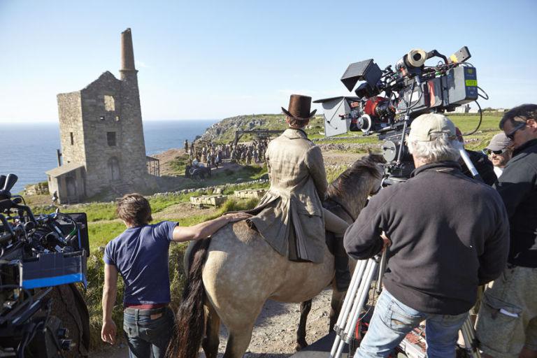  Poldark is filmed on the Cornish coastline