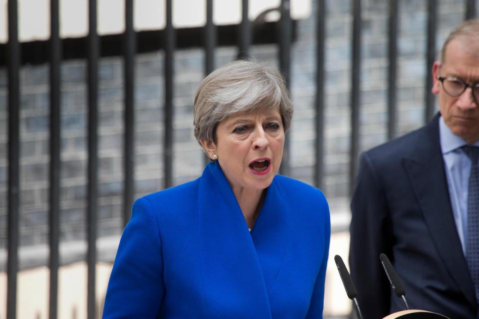 May was slammed on social media in posts that were widely shared