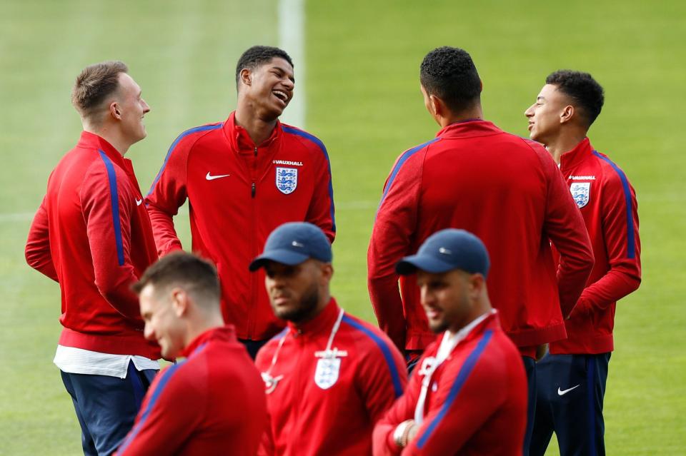 Marcus Rashford Jesse Lingard England