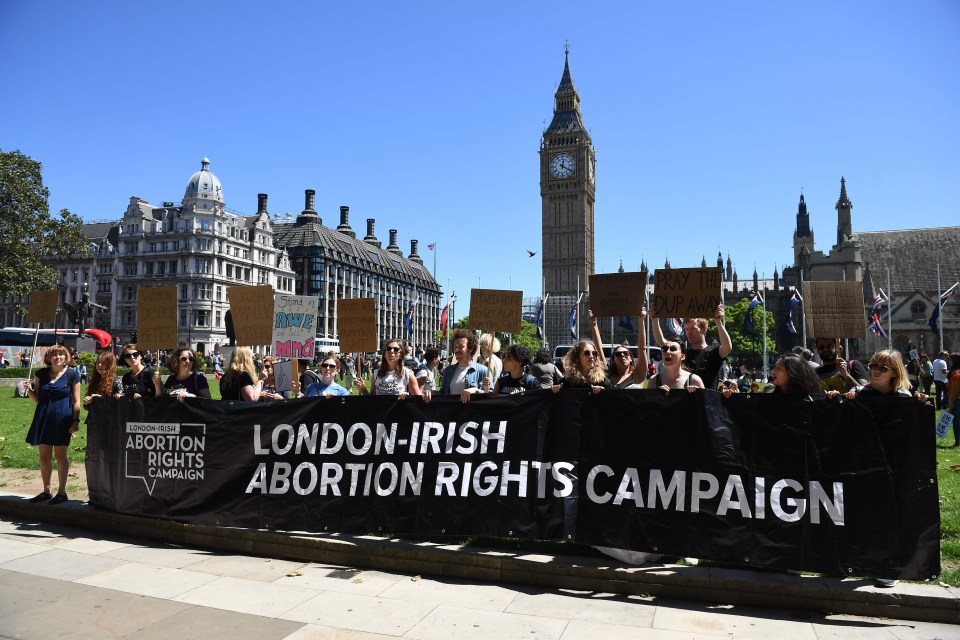 Crowds flooded to Westminster on Saturday to stage a protest