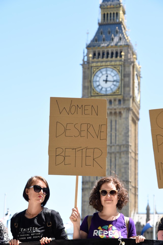 Protesters have flagged concerns that women will be negatively impacted by the political alliance