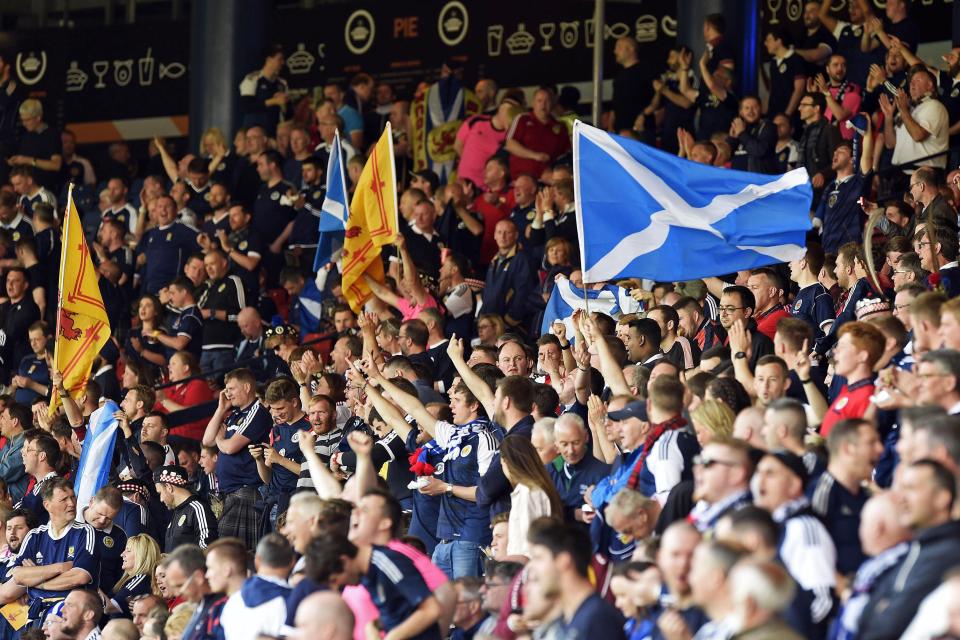  Scotland fans taunted England supporters at Hampden Park