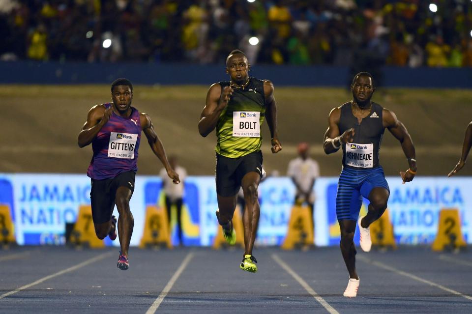  Usain Bolt won his final 100m race in Jamaica