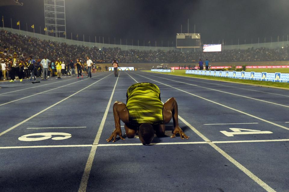  The 30-year-old kissed the track in his homeland