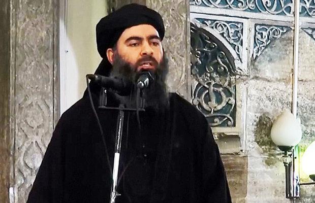  ISIS leader al-Baghdadi, pictured preached in 2014, has reportedly been killed