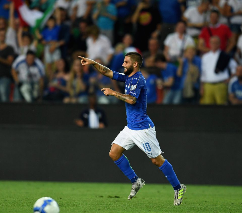  Lorenzo Insigne showed stunning technique to volley in the opener