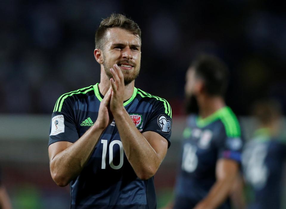  Aaron Ramsey starred for Wales in their 1-1 draw with Serbia in the World Cup qualifiers