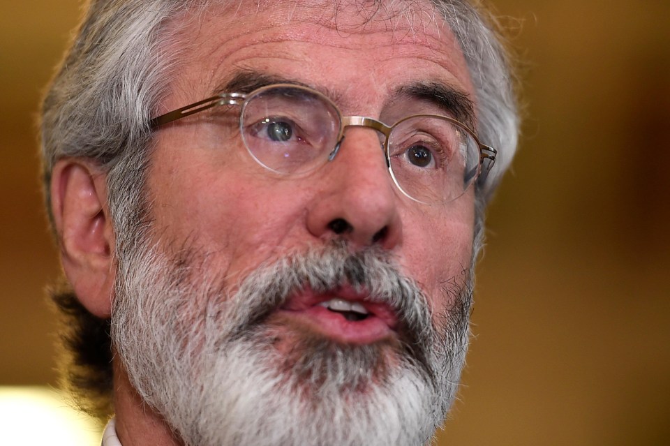 Sinn Fein's Gerry Adams