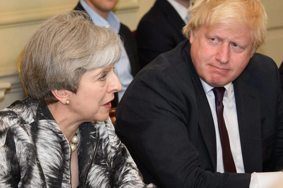  Boris Johnson has sought to rally around Theresa May - after speculation he could try to oust her