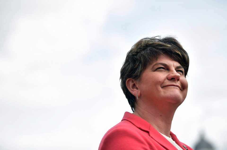 DUP leader Arlene Foster is set to strike a deal with Theresa May to giver the Conservatives a majority