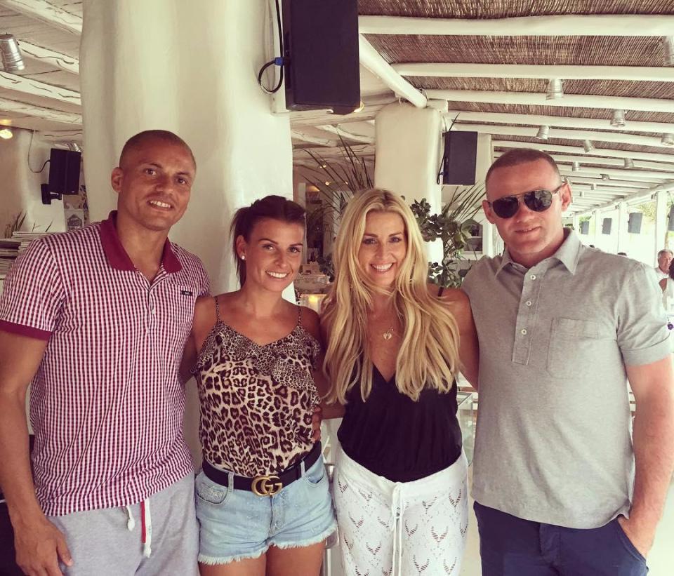  Leanne Brown said Wayne and Coleen Rooney acted like teenagers during their holiday to Mykonos in June