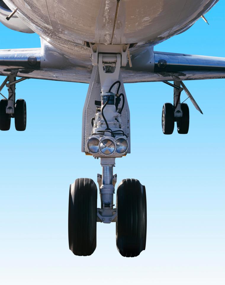 The first ‘dong’ after take-off is about the landing gear on the plane