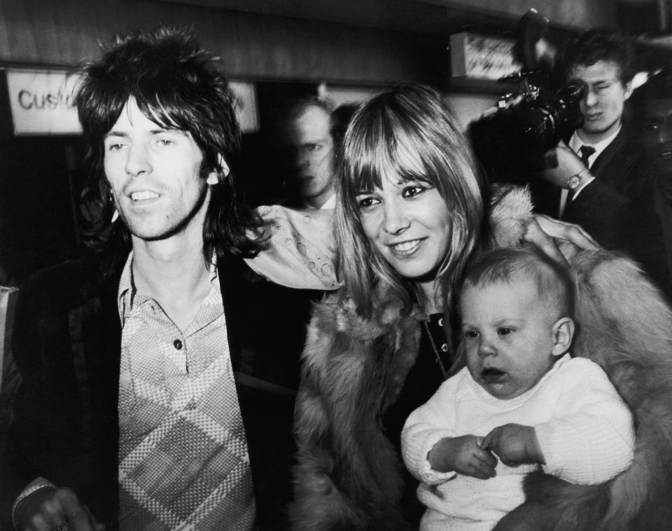  Anita and Keith has three children together - pictured here with son Marlon