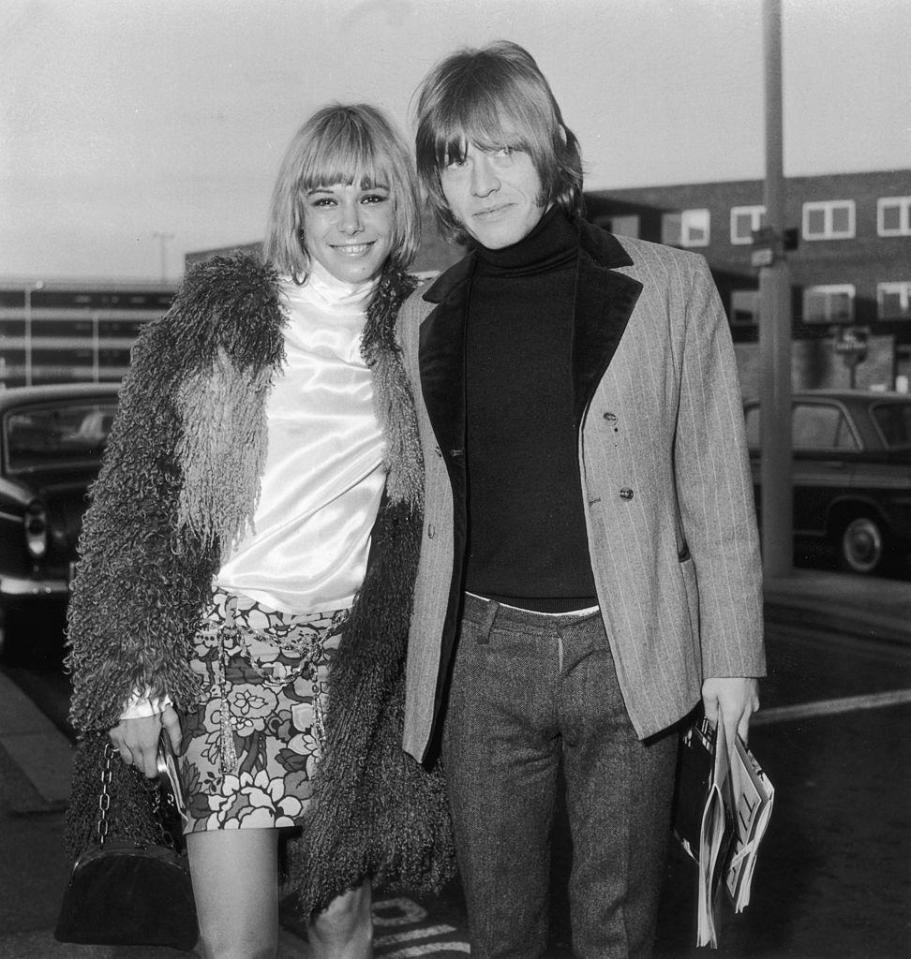  Anita Pallenberg was in a relationship with former Stones band leader Brian Jones