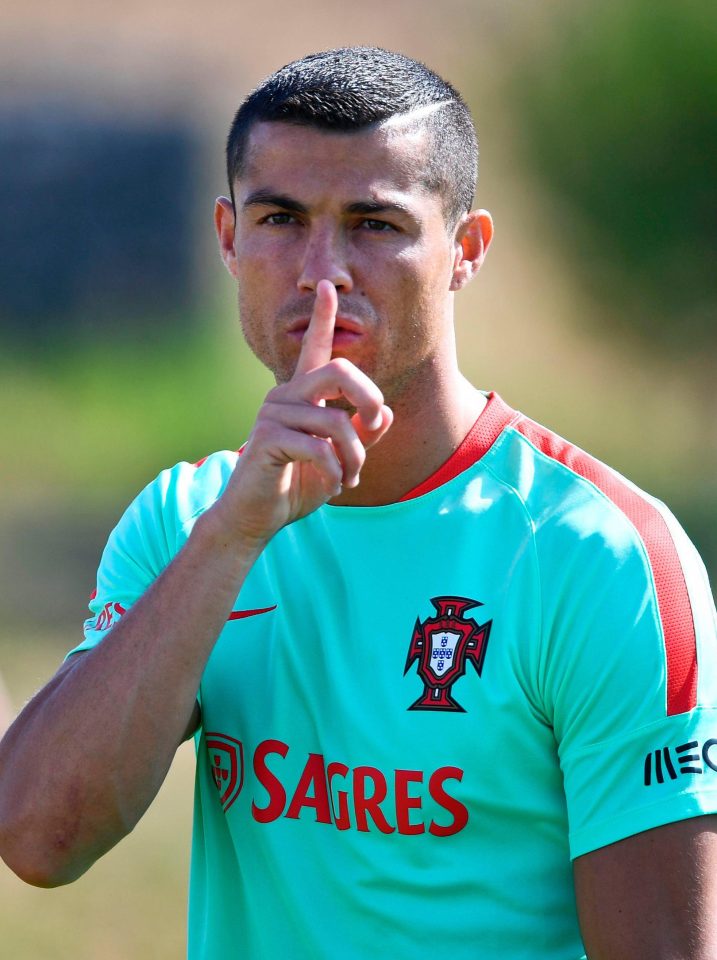  Cristiano Ronaldo seemed non-plussed today despite the tax evasion allegations