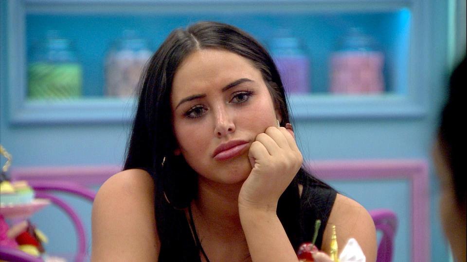  Marnie Simpson has just entered the Big Brother house but she's already clashed with Kayleigh Morris