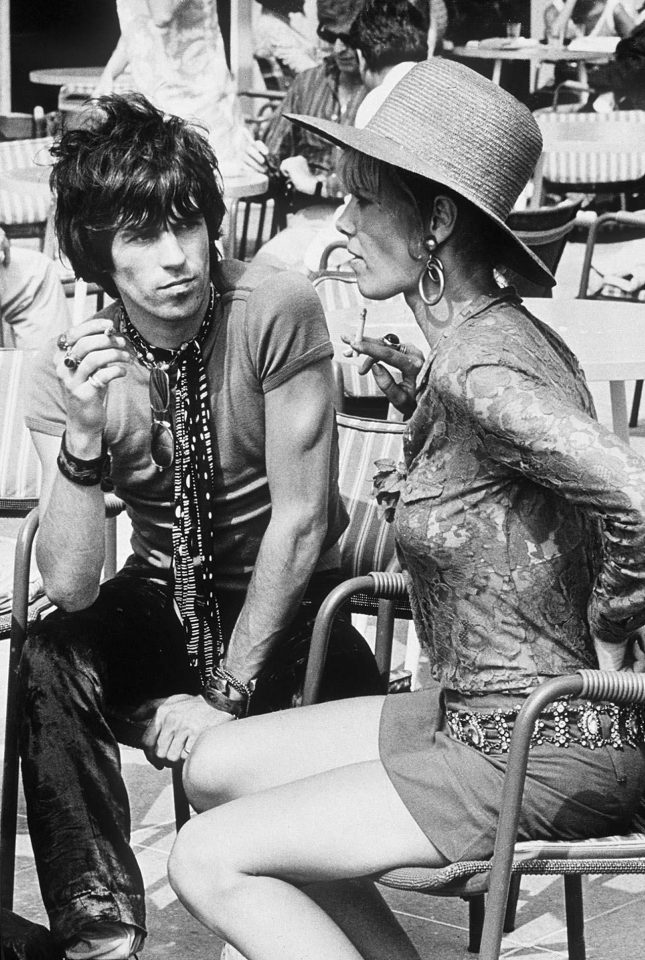  Anita with former husband and Rolling Stones legend Keith Richards