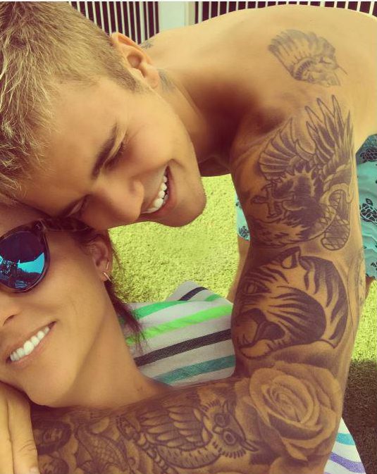  Justin Bieber was one of the first famous faces to be rinsed for his dodgy tatts