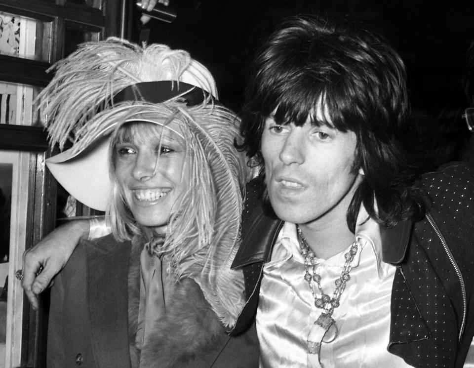  Keith and Anita arrive at the 1968 premiere of the Beatles cartoon film Yellow Submarine