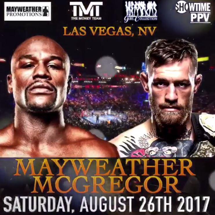  Floyd Mayweather has confirmed the superfight will go ahead on August 26