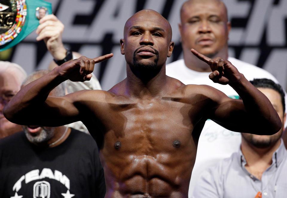  Floyd Mayweather retired with an undefeated record