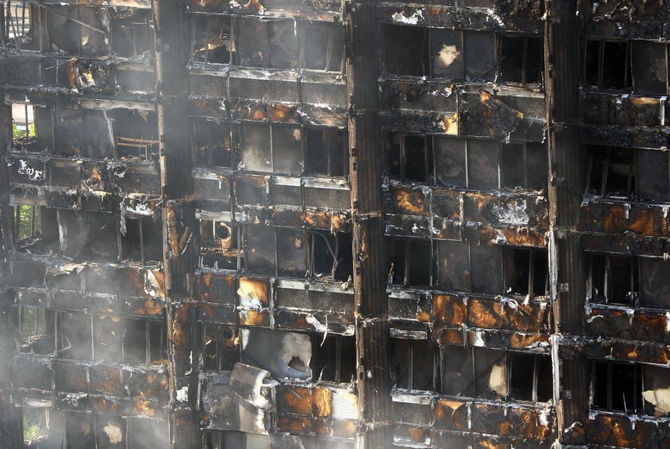  At least 30 people lost their lives as flames quickly spread up the building