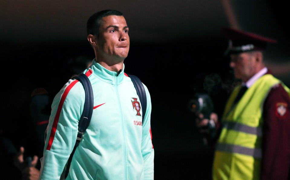  Cristiano Ronaldo is with the Portugal squad preparing for the Confederations Cup in Russia