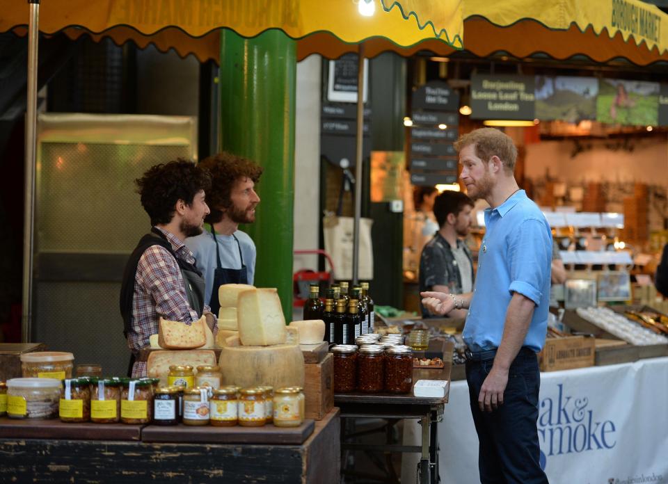  Kensington Palace said Harry was keen to visit the market 'as soon as possible'