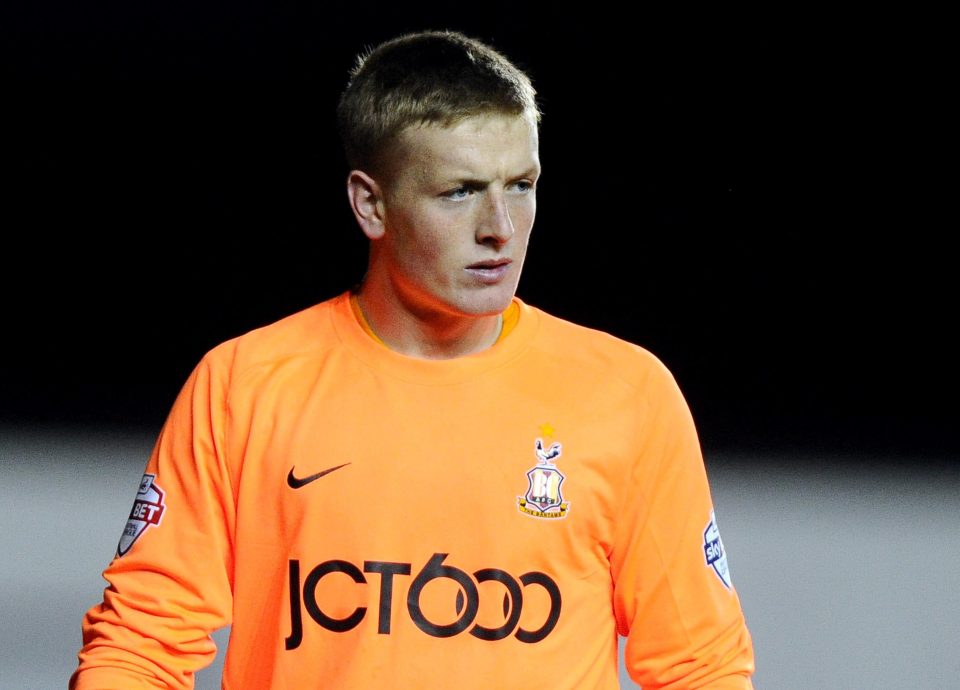 Pickford caught the eye of Tucker while playing at Bradford