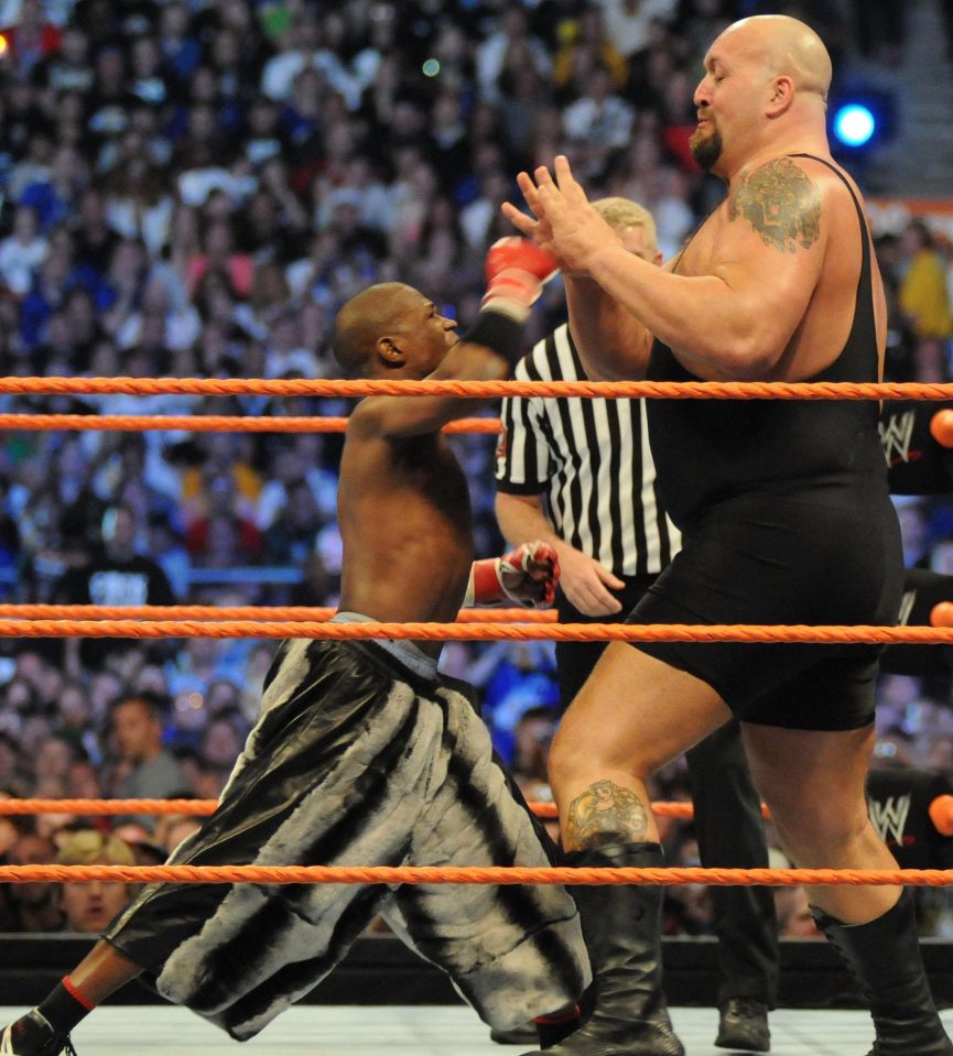  Mayweather previously fought wrestler the Big Show