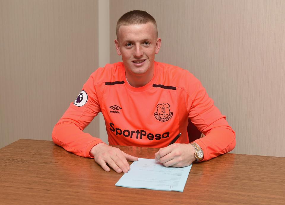 Jordan Pickford has been tipped to reach the very top at Everton