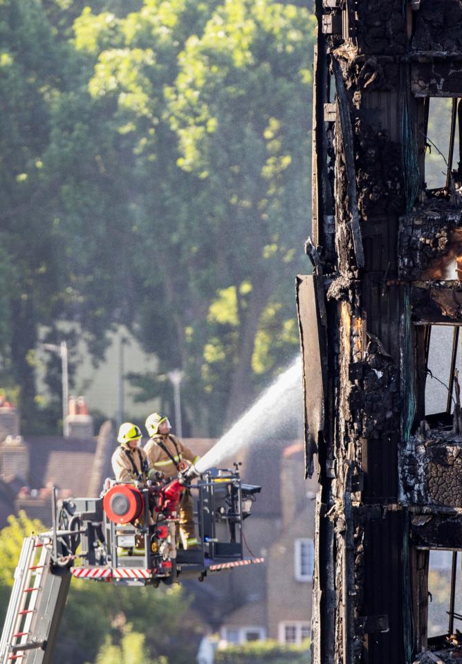  Firefighters bravely battled the flames which engulfed the building for more than 24 hours