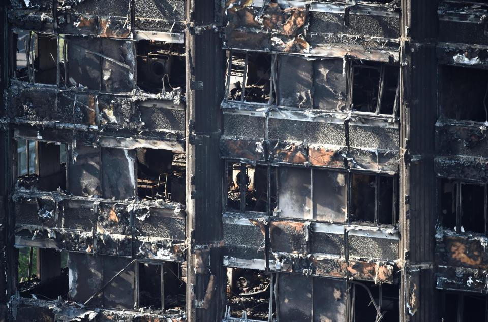  The fire gutted the 24-storey building in west London while hundreds of people were asleep in bed