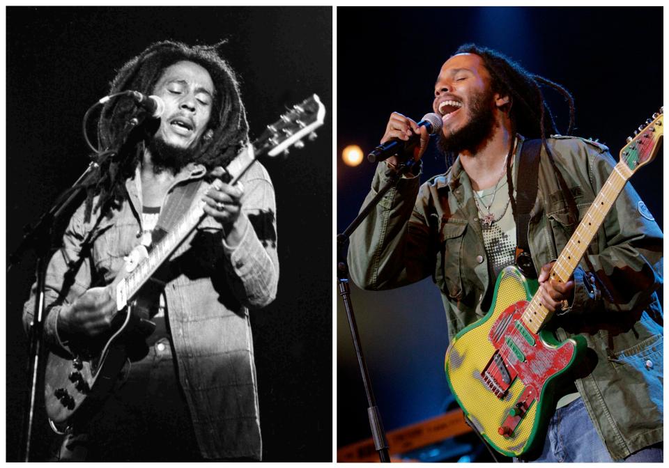  Bob Marley's son Ziggy, 48, followed his dad into music and even wrote the theme tune to children's show Arthur