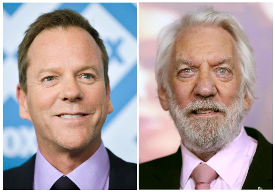  Celebrated actor Donald Sutherland's son Kiefer, 50, is equally as well-known these days after famously playing action hero Jack Bauer in 24