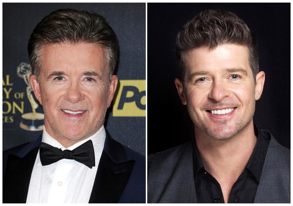  Canadian actor Alan Thicke's son Robin, 40, is best known for his morally questionable song Blurred Lines