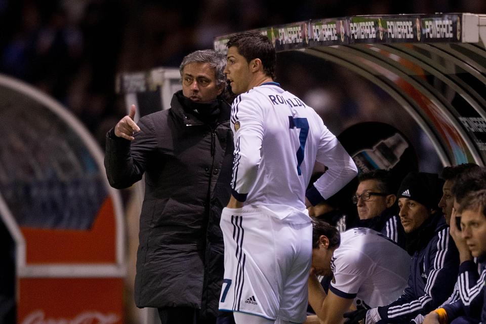  Jose Mourinho worked with Cristiano Ronaldo at Real Madrid and would surely love to work with him again