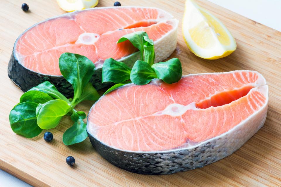 Foods such as fish have high levels of amino acids that help balance your mood