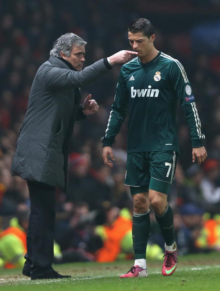  Jose Mourinho fell out with Cristiano Ronaldo at Real Madrid