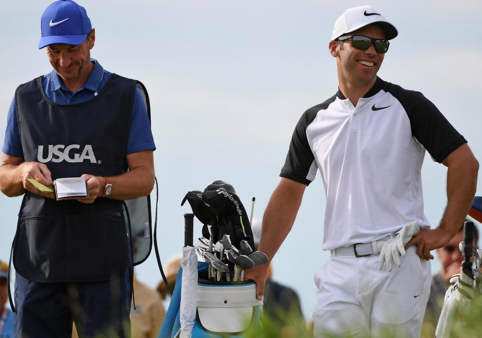  Casey and caddie John McLaren are enjoying the US Open