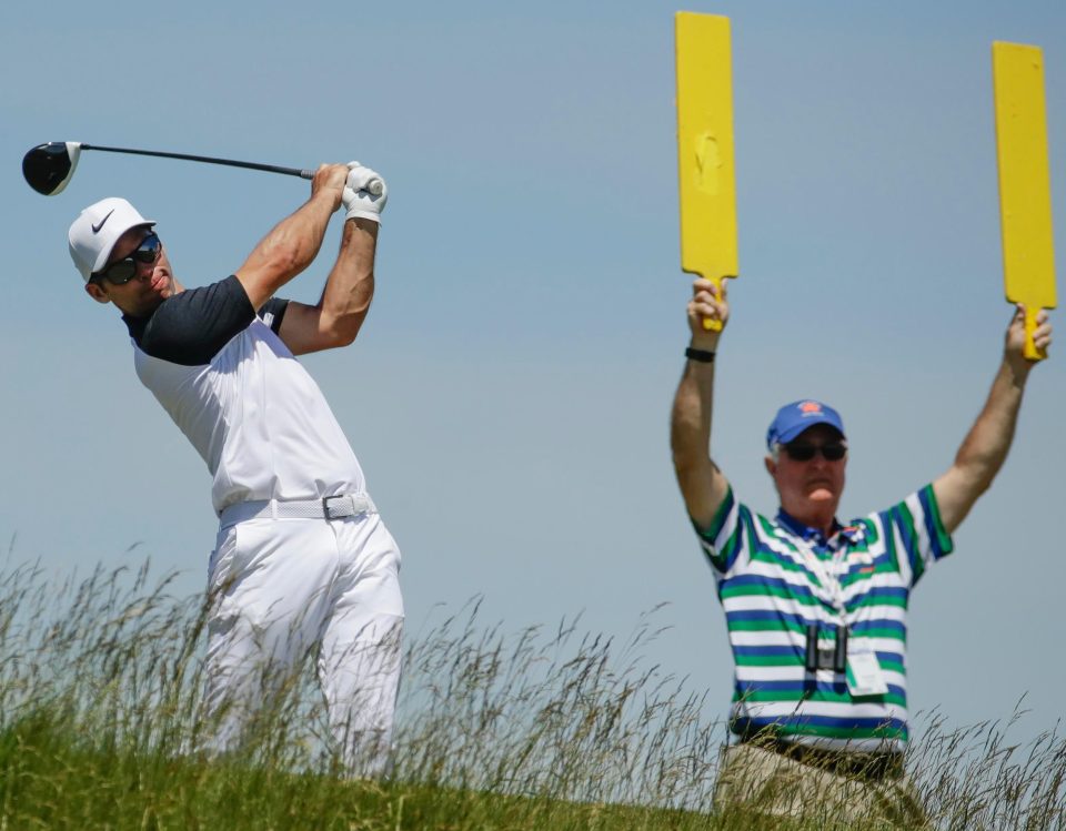  Casey was in imperious form as he fought back from a triple bogey