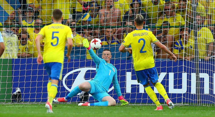 Jordan Pickford was England's saviour as he saved a late penalty against Sweden