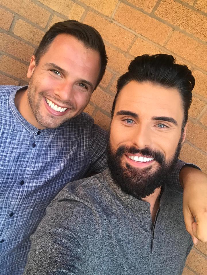  Rylan, pictured with Dan Wootton, has also started sporting a bushy new beard in what he describes as a rebrand