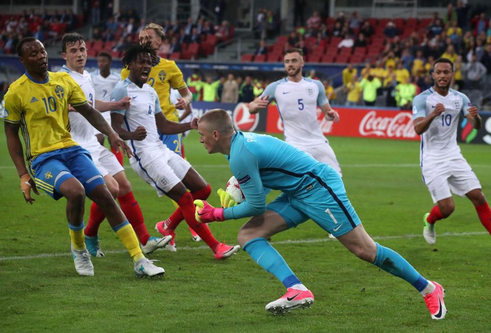 Pickford has already gained a ton of experience despite his young age