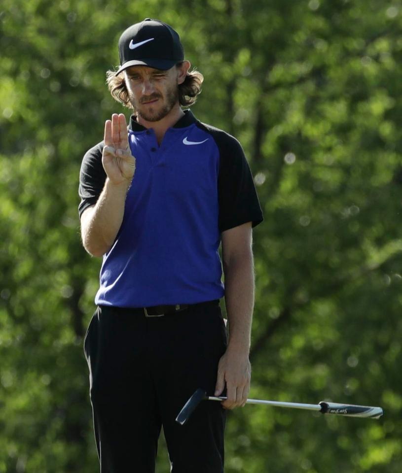  Tommy Fleetwood joined Paul Casey in the overnight lead in Wisconsin