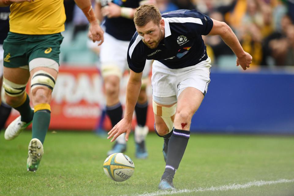  Finn Russell did his chances of forcing his way into Warren Gatland's Test plans no harm with a try-scoring display