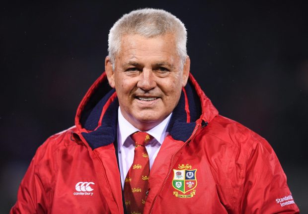 Lions coach Warren Gatland had reason to smile at full-time